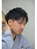 軽めマッシュ/ネイビー