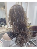 ハイライト×アイスグレージュ/グレージュ/グレーベージュ