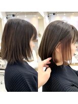 ロミー 本厚木(ROMMY.)&nbsp;グレージュxラベンダーピンク☆大人かわいいショート◎ROMMY田中