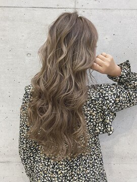 ヘアールーム プリズム(Hair room Prism) 【極細ハイライト】グラデーションロング