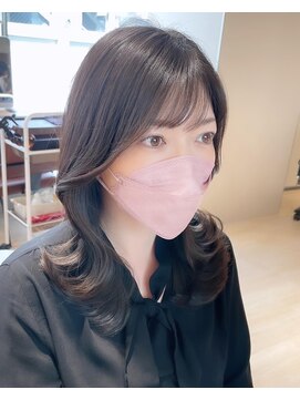 アフロート ギンザ(AFLOAT GINZA) AFLOAT GINZA【仲道 弘泰】暗髪2wayバングくびれヘア