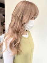 ピーチシャーベットブロンド