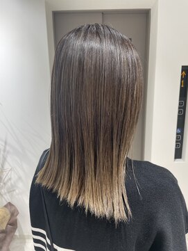 フレームプラス 御堂筋難波店(FRAME +) 【FRAME+】白髪ぼかしハイライト