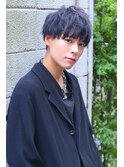 【フォルテ飯塚裕士】ブルーブラック　ツーブロックマッシュ