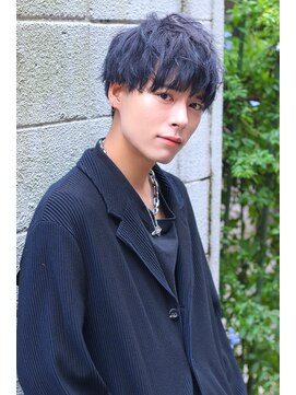 フォルテ 表参道店(FORTE) 【フォルテ飯塚裕士】ブルーブラック　ツーブロックマッシュ