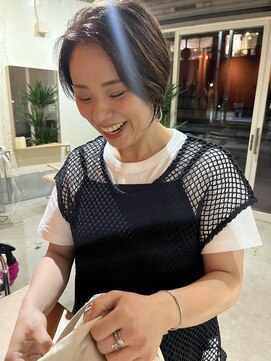 ユニ(uni) 前下がりショート/ショートボブ/ハンサムショート/20代/30代