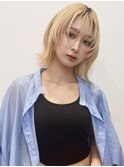 学割Ｕ２４ フェイスレイヤー ブロンド ハイトーン t618