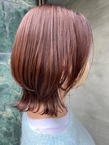 スペシウムバイアンバースデー(spacium by UNBIRTHDAY)&nbsp;くびれミディアムレイヤー/ツヤピンクブラウン