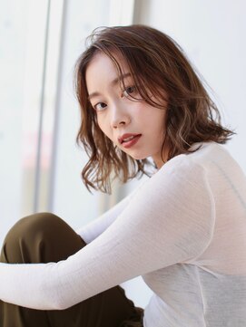 フェリチタ フィロ 大泉学園(FELICITA filo) 大人カールミディ×白髪ぼかしハイライト