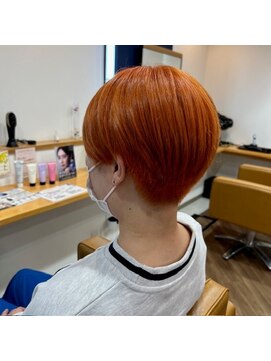 ルセ イノベーション 蓮田店(Ruse innovation) 【6月】オレンジショートスタイル
