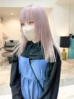 ヲタク(wotaku.)&nbsp;ホワイトピンクラベンダーペールラベンダーホワイトカラー艶髪