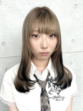 イブヘアー(eve hair) ◎ハイトーン/エンドカラー/ブロンド/デザインカラー/ロング