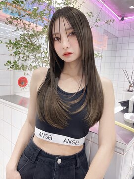 ロンドローズ 名古屋(Lond damaskRose) 顔周り ボブ 韓国 レイヤー ダブルカラー 名駅 リタッチ242