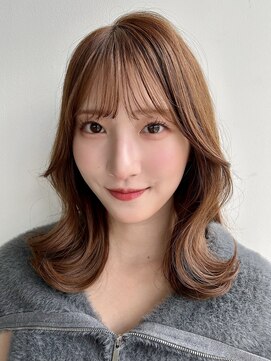 バイオレットジェム(Violet`jem) くびれミディアムミルクティーブラウンFU-15