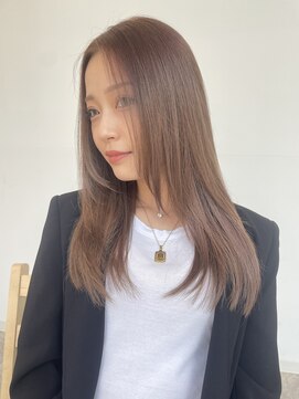 スティル ヘアアンドアイラッシュ(STILL hair&eyelash) 【野呂】海外レイヤーカット×グレージュ