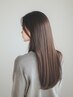 【最高級の艶髪へ】髪質改善ストレート縮毛矯正+カット+最高級トリートメント