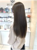 ショコラブラウン×ツヤロング