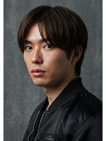 フイ 新宿3丁目(Hui)&nbsp;フェザーパーマ/グレーブルーカラー/刈り上げショートパンク