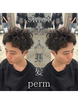 レジット メンズ ヘアサロン(LEGIT MEN's HAIR SALON) アップバング ショート