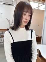 オー(OOO)&nbsp;顔周りレイヤー×柔らかブラウン