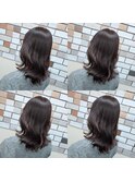 セミロング縮毛矯正