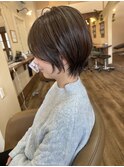 大人ボブ/グレーベージュ/グレージュカラー/20代30代40代