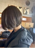 アッシュグレージュ/レイヤーボブ