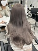 ミルクティーグレージュ   アッシュグレージュ  透明感カラー