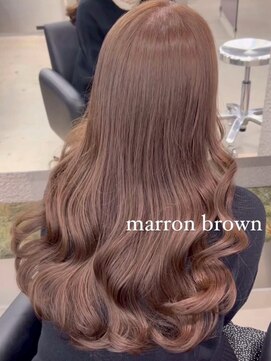 ペレ 梅田(PELE) くびれヘア/アプリコットオレンジ/夏のヘアアレンジ/梅田