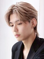 アズ ワン(AS ONE)&nbsp;韓国ヘアコンマバング韓国マッシュセンターパートフェザーパーマ