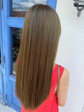 セットアップ 倉敷美和店(SET-UP) 王道美髪ストレート/キャラメルブラウン/モカベージュ/うる艶髪