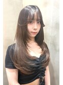 レイヤーカット髪質改善韓国前髪ブリーチ縮毛矯正縮毛矯正仙台