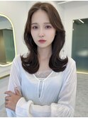 大人っぽくびれヘア/マロンベージュ