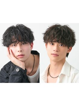 カット最終平日20時対応★［men'sカット/men's/メンズパーマ／パーマ／シャドウパーマ/眉毛/眉毛サロン］