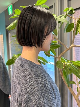 ミニボブ/ボブ/ショート/レイヤーカット/髪質改善/名駅a96