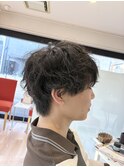 【L by first】毛先ツイストパーマ