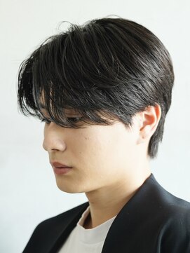 フィフス 仙台(fifth) 仙台フェザーパーマシースルーマッシュダウンパーマ刈り上げ無し