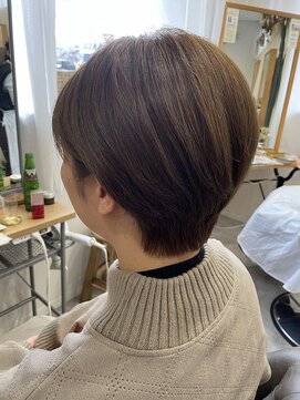 キンヘアストア(KIN hair store) 【丸みショートで大人ナチュラルに】
