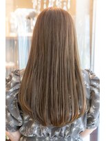 クレオメ バイ スーリール 五反田店(cleome by sourire)&nbsp;♪オリーブグレー大人ガーリーココアベージュ小顔レイヤー前髪