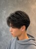 【人気パーマ◎】メンズカット+フェザーパーマ