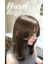 髪屋 紬&nbsp;ヘーゼルベージュ/透明感カラー/艶カラー