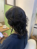 エシカル(ethical)&nbsp;クセを活かしたレイヤーカット×パーマスタイル