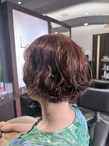 ヘアーデザイン ロジック(Hair Design Logic) 髪質改善パーマ オレンジカラー 白髪染め