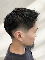 エクラート メン 仙台(ECLART men.)&nbsp;ECLARTmen/メンズカット/スパイキーショート/テーパーフェード