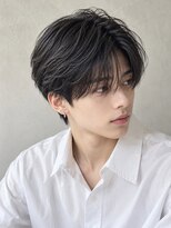 ベル 新宿(Belle)&nbsp;センターパート/曲がる縮毛矯正/毛流れパーマ/韓国ヘア/カルマ