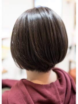 モカ ヘアーデザイン(moca HAIR DESIGN) グレージュにカラーした奥行きショート