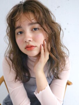 オーサム(AWESOME) 《AWESOME》アッシュベージュ ◎ セミディ