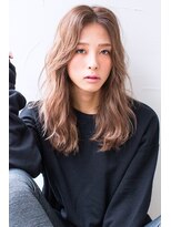 アッシュ 祐天寺店(Ash)&nbsp;外国人風センター分け×ハイトーン×ハイライト