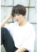浦和ショートヘアショートカット韓国白髪ぼかし白髪染めボブ