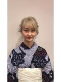 ツインお団子ヘア